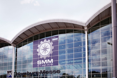 Eingang SMM 2018, ©Franziska Evers Eingang zur Messe SMM 2018